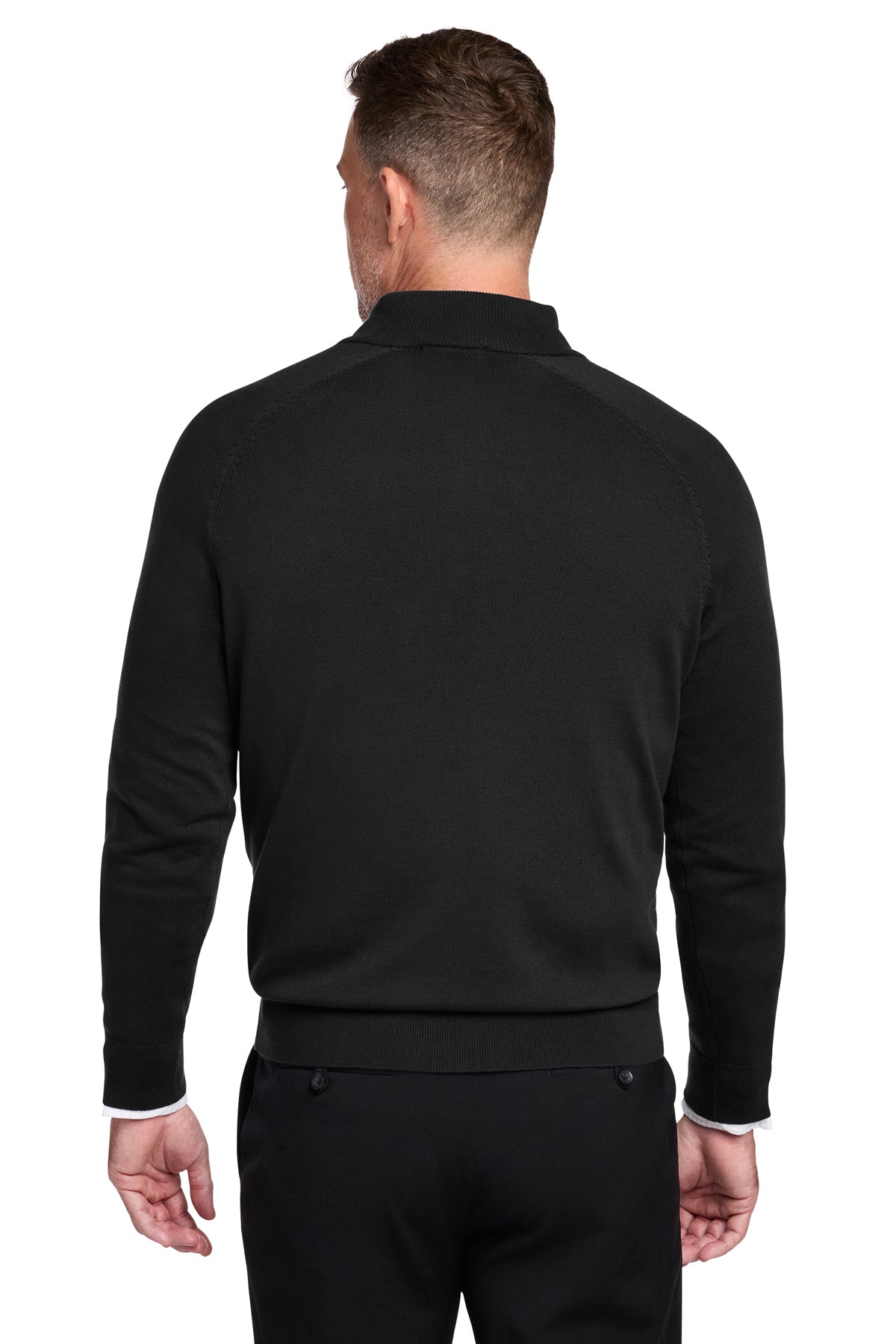 Brooks Brothers® Cotton Stretch 1/4-Zip Sweater