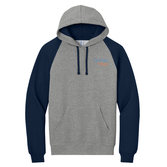 Jerzees® Unisex NuBlend® Colorblock Raglan Hoodie Sweatshirt